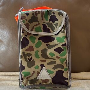 New LLBean Camo Lunch Bag - Green and Brown